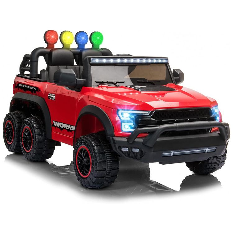 RCtown-Carro-Carrinho-Eletrico-2-Assentos-12V-com-Luzes-de-foto-0