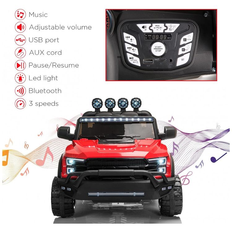 RCtown-Carro-Carrinho-Eletrico-2-Assentos-12V-com-Luzes-de-foto-3