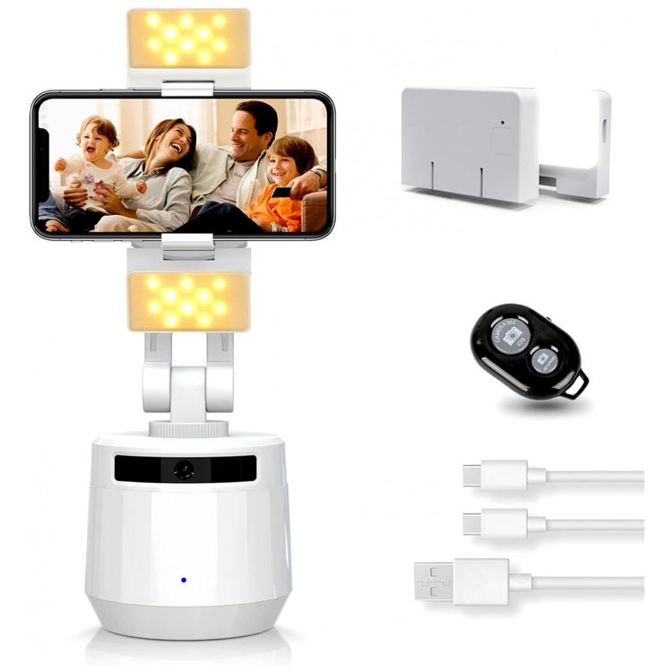 YENDILI-Suporte-para-Celular-com-Rastreamento-de-Rosto-360-foto-0