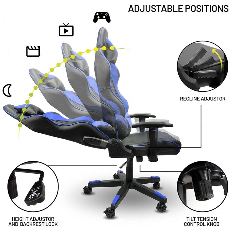 YEYIAN-Cadeira-Gamer-Ergonomica-Ajustavel-com-Apoio-para-a-foto-2