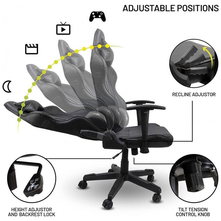 YEYIAN-Cadeira-Gamer-Ergonomica-Ajustavel-com-Apoio-para-a-foto-2