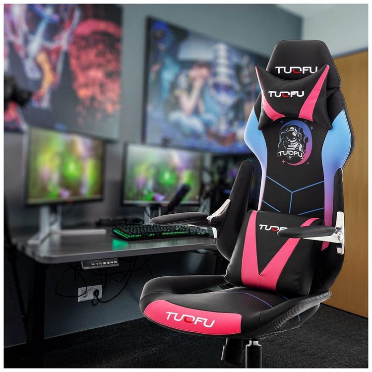 Cadeira-Gamer-Ergonomica-Ajustavel-com-Apoio-para-a-Lombar-foto-5
