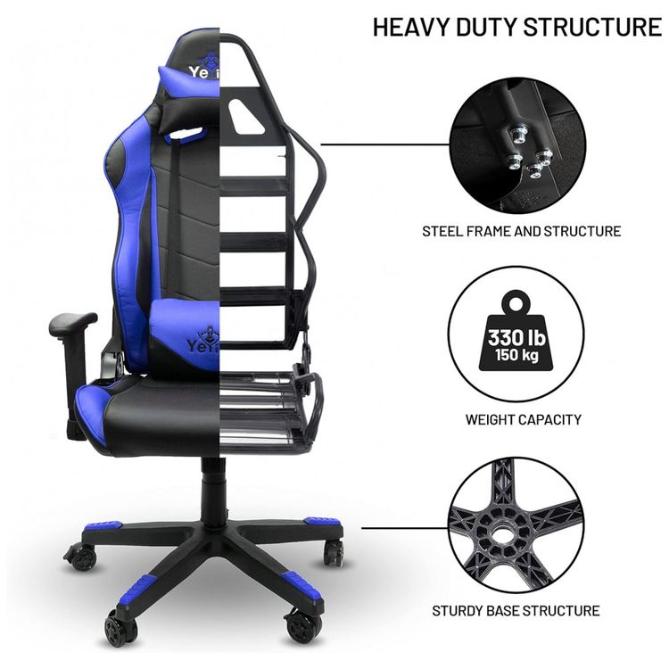 YEYIAN-Cadeira-Gamer-Ergonomica-Ajustavel-com-Apoio-para-a-foto-3