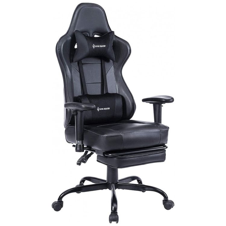 VON-RACER-Cadeira-Gamer-Ergonomica-Ajustavel-com-Apoio-para-foto-0