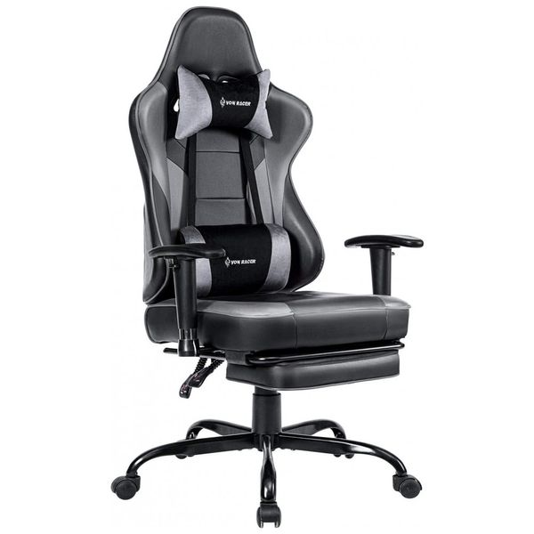 VON-RACER-Cadeira-Gamer-Ergonomica-Ajustavel-com-Apoio-para-foto-0