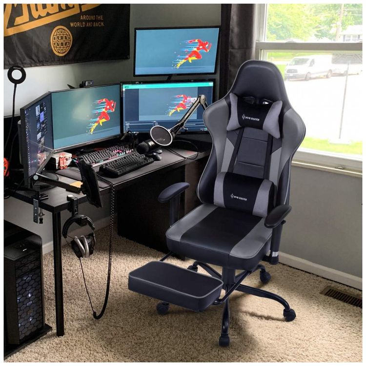 VON-RACER-Cadeira-Gamer-Ergonomica-Ajustavel-com-Apoio-para-foto-1