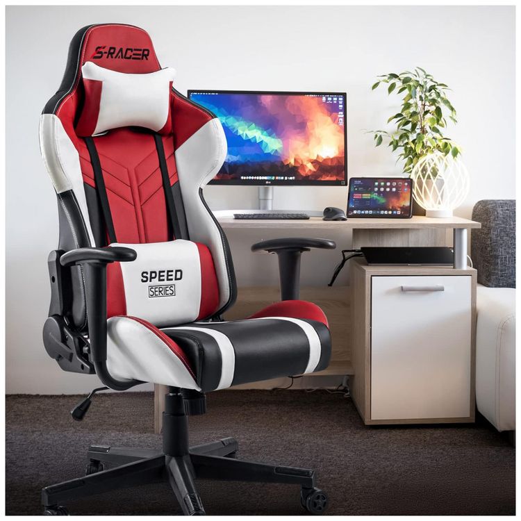 Homall-Cadeira-Gamer-Ergonomica-Ajustavel-com-Apoio-para-a-foto-1