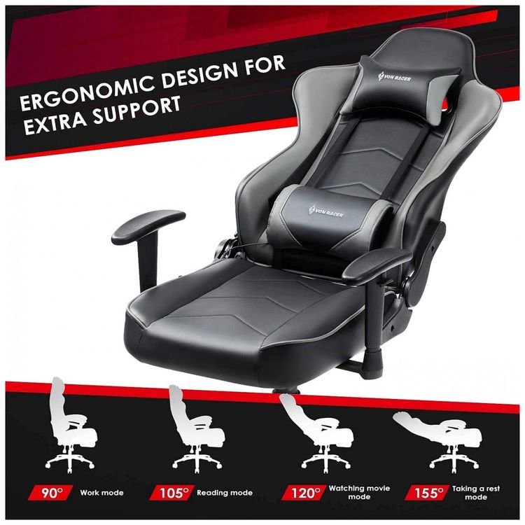 Blue-Whale-Cadeira-Gamer-Ergonomica-Ajustavel-com-Apoio-para-foto-5