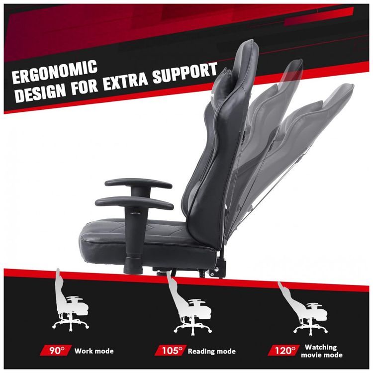 Blue-Whale-Cadeira-Gamer-Ergonomica-Ajustavel-com-Apoio-para-foto-5