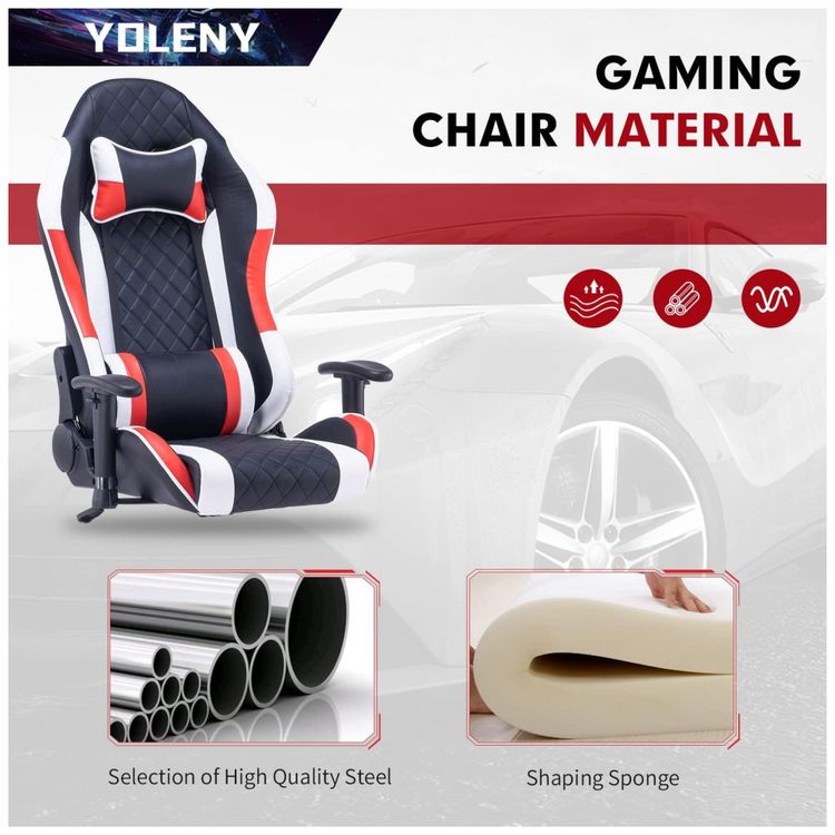 YOLENY-Cadeira-Gamer-Ergonomica-Ajustavel-com-Apoio-para-a-foto-4