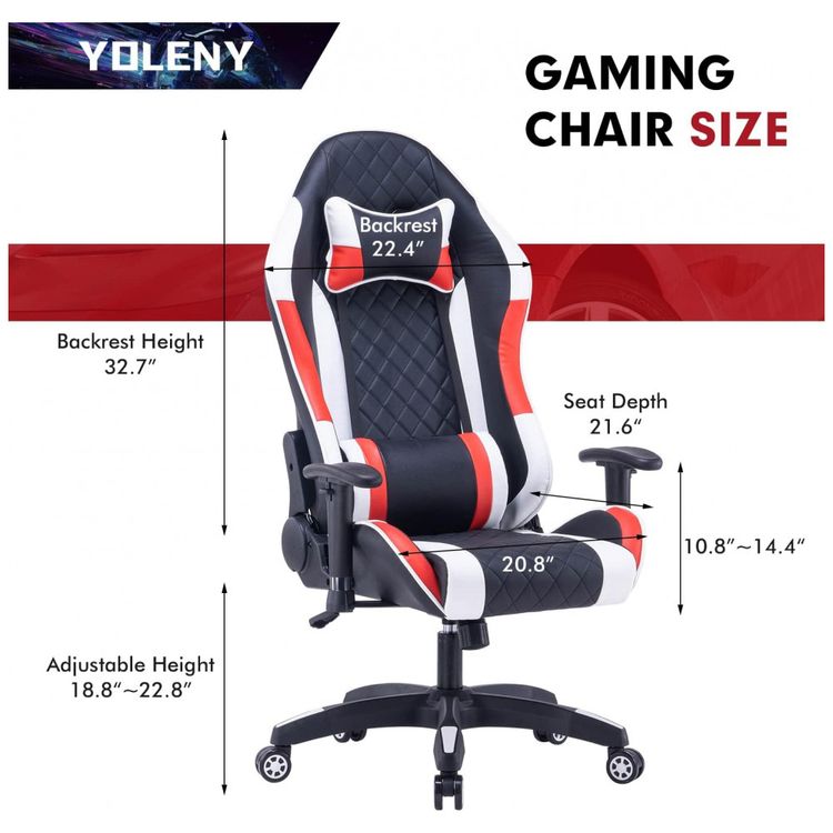 YOLENY-Cadeira-Gamer-Ergonomica-Ajustavel-com-Apoio-para-a-foto-5