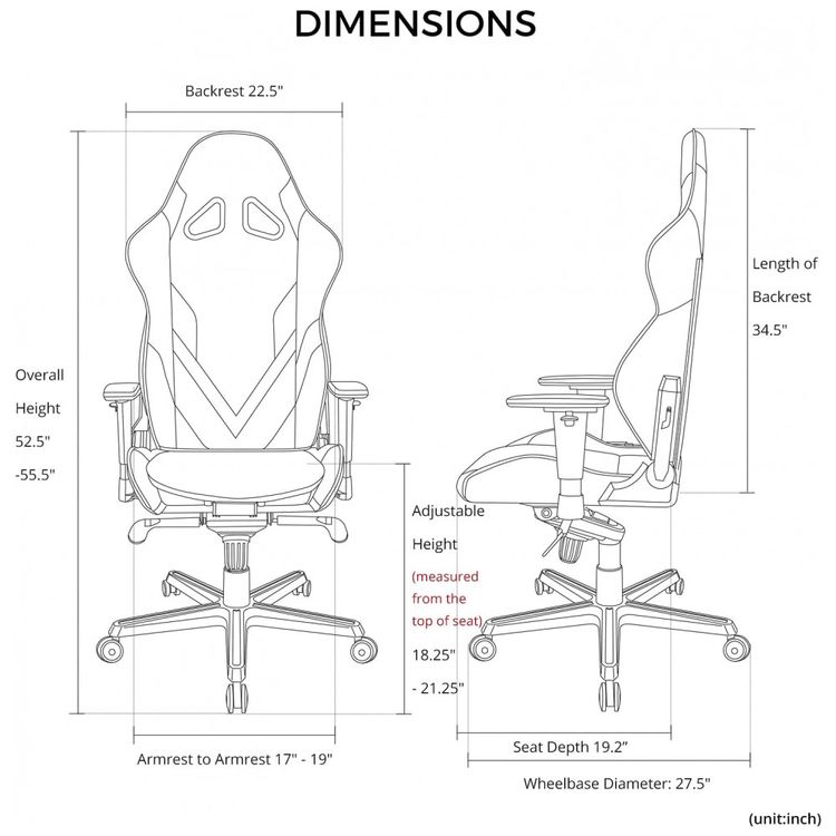 Cadeira-Gamer-Ergonomica-Ajustavel-4D-com-Apoio-para-os-Pes-foto-1