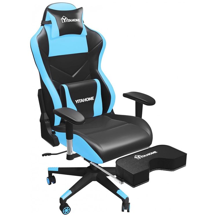 Cadeira-Gamer-Ergonomica-Ajustavel-com-Apoio-para-os-Pes-foto-0