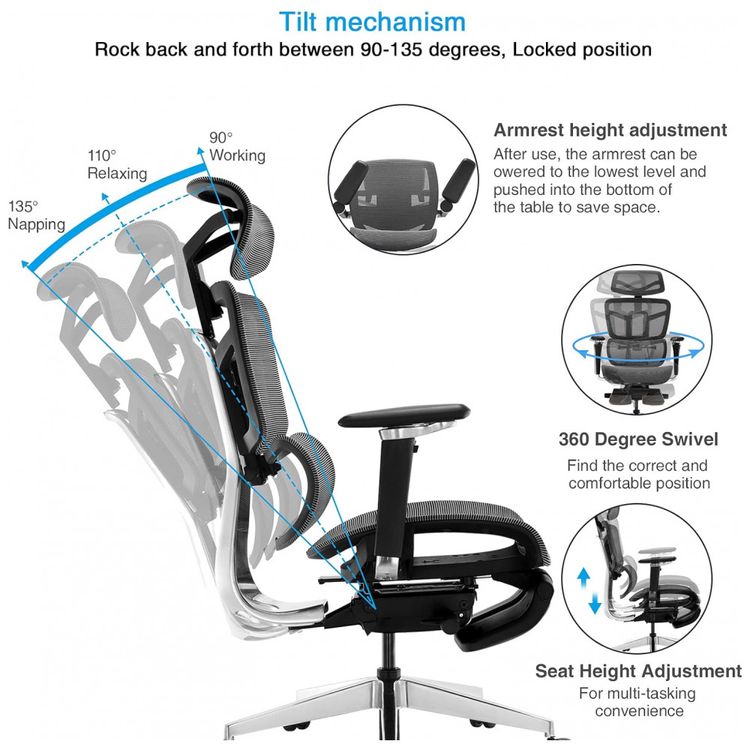 SAMOFU-Cadeira-de-Escritorio-Ergonomica-3D-Ajustavel-com-foto-4