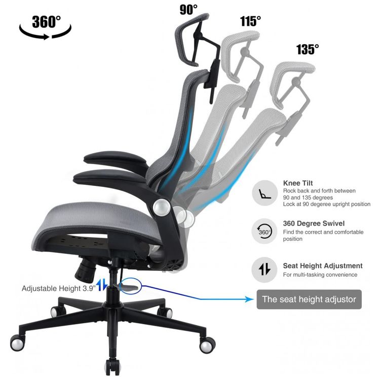 Cadeira-de-Escritorio-Ergonomica-3D-com-Apoio-para-Lombar-foto-4