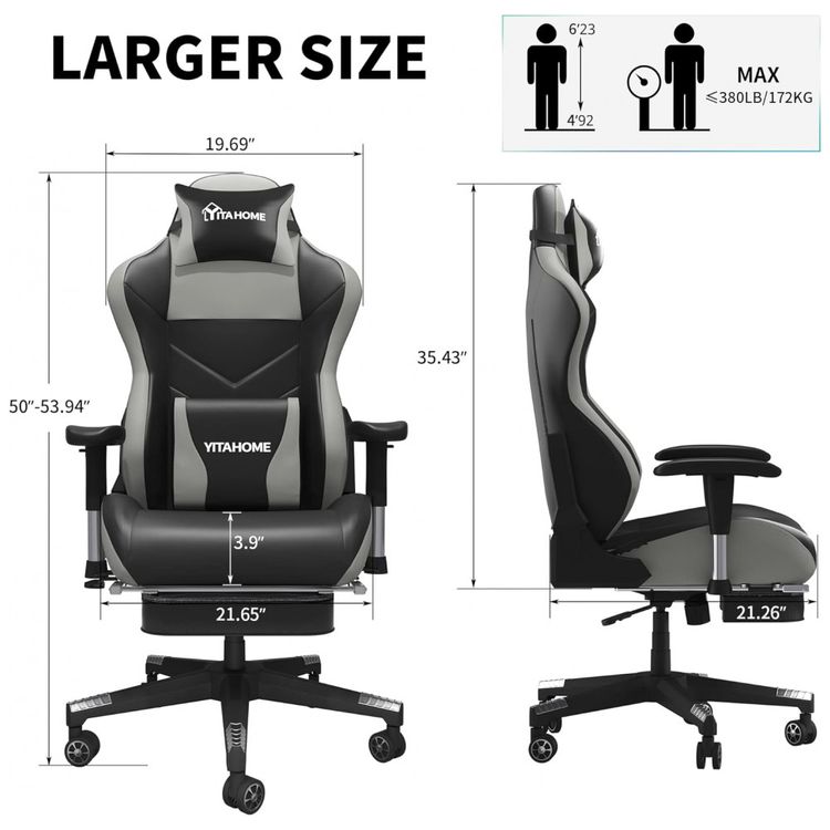 YITAHOME-Cadeira-Gamer-Ergonomica-Ajustavel-com-Apoio-para-foto-5