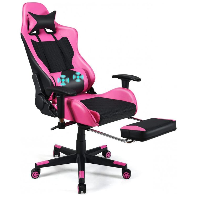 Cadeira-Gamer-Ergonomica-Ajustavel-com-Apoio-para-os-Pes-foto-0