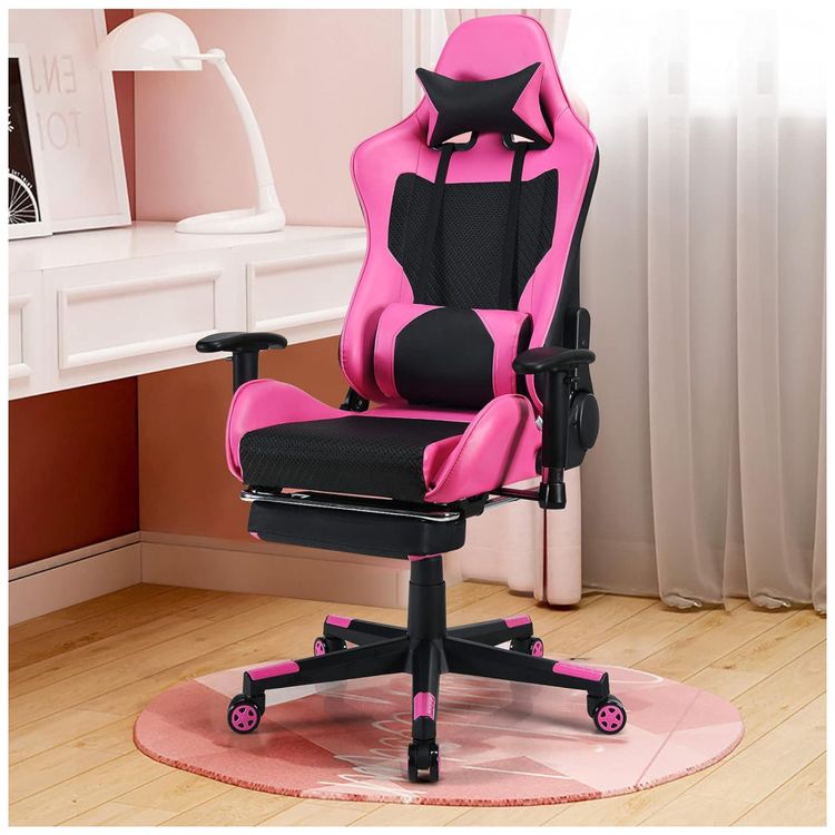 Cadeira-Gamer-Ergonomica-Ajustavel-com-Apoio-para-os-Pes-foto-1