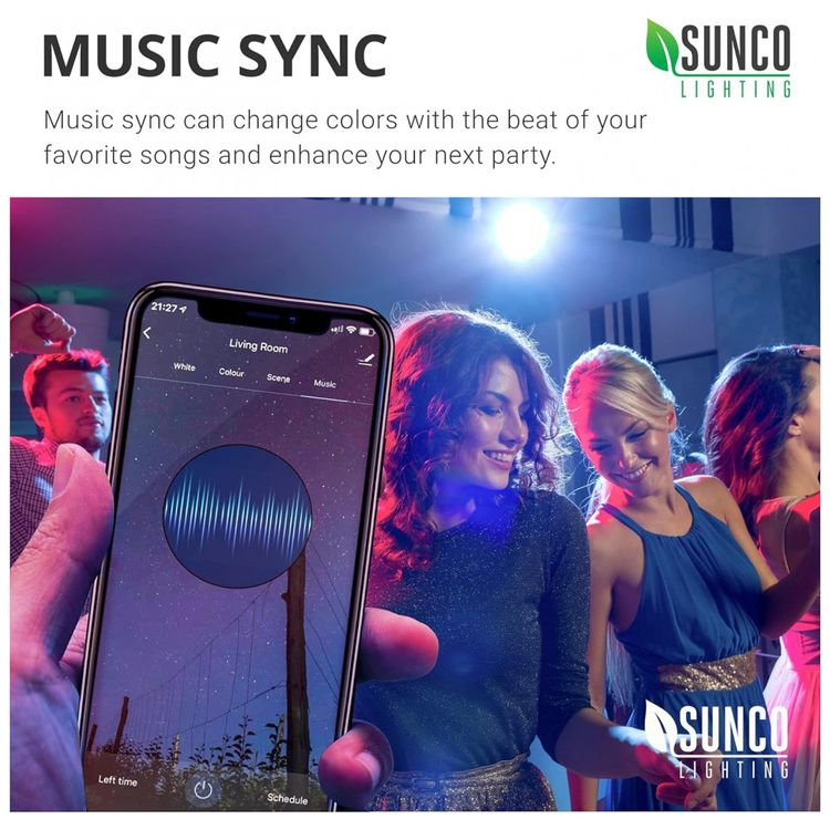 Sunco-Lighting-Lampada-LED-Colorida-Inteligente-Wi-Fi-foto-4