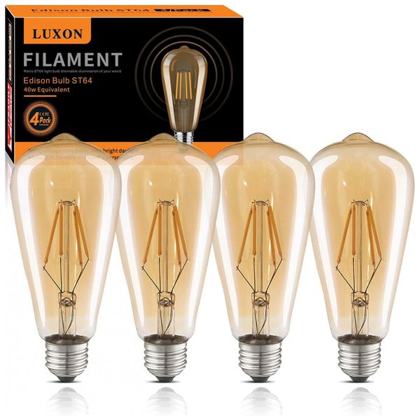 Lampada-LED-Vintage-800LM-4W-Quente-2700K-4-Un-LUXON-foto-0