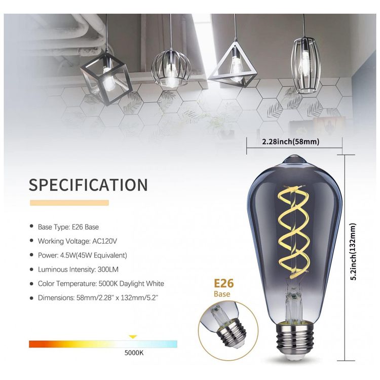 Lampada-LED-Vintage-450LM-Fume-45W-5000K-6-Un-AUSTIN-foto-1