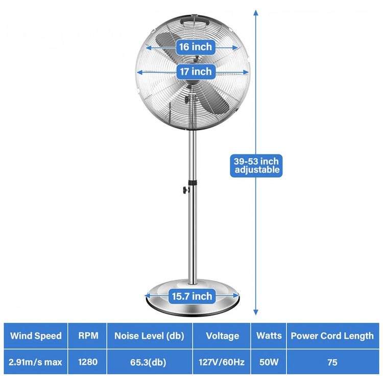 Ventilador-de-Coluna-3-Velocidades-Ajustaveis-110v-SIMPLE-foto-3