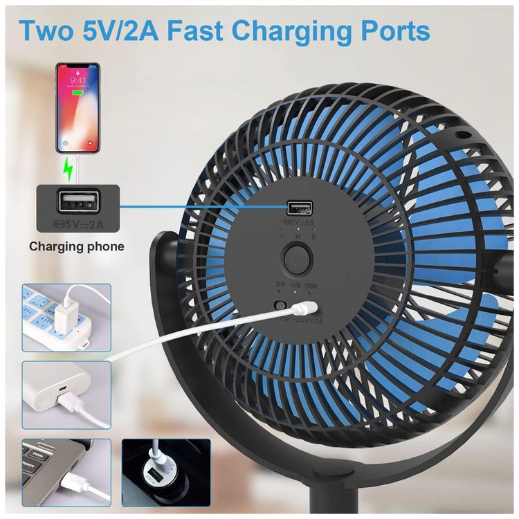 GagetElec-Ventilador-de-Coluna-4-Velocidades-Ajustaveis-foto-2