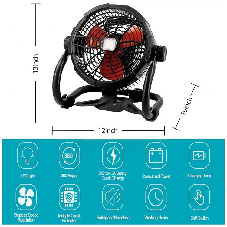 Ventilador-de-Mesa-Portatil-3-Velocidades-Ajustaveis-110v-foto-3