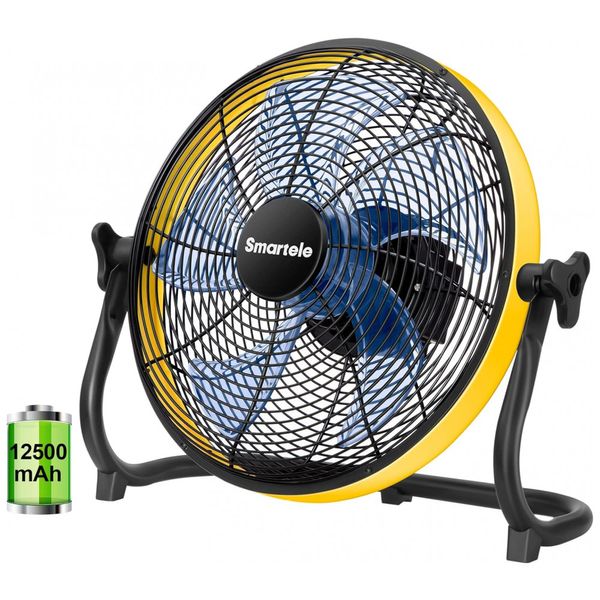 Ventilador-de-Piso-Portatil-Recarregavel-24V-SMARTELE-foto-0