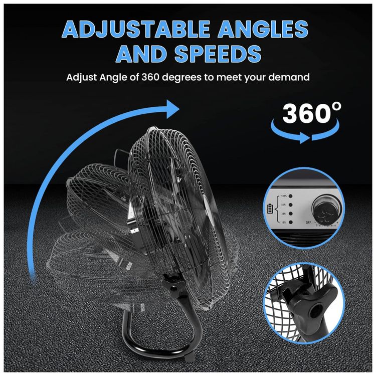 Ventilador-de-Piso-de-Alta-Velocidade-Recarregavel-sem-Fio-foto-2