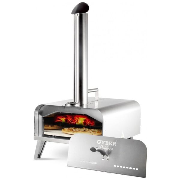 Forno-de-Pizza-a-Carvao-Portatil-Aco-Inoxidavel-GYBER-foto-0
