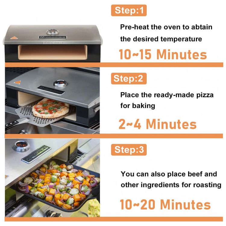 Forno-de-pizza-serie-profissional-P-O-preto-inoxidavel-foto-3