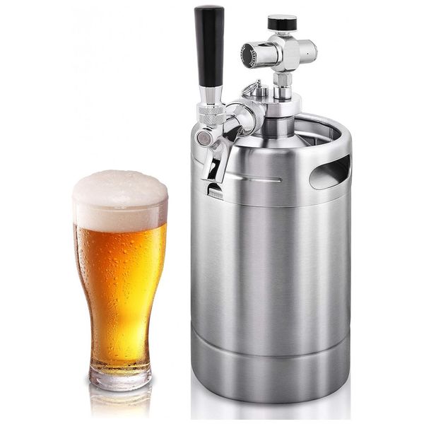 Chopeira-Portatil-1.8L-com-Torneira-e-Regulador-de-CO2-Aco-foto-0