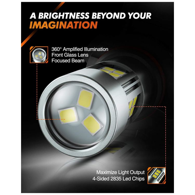 Kit-Xenon-Lampadas-LED-Branca-15000-Lumens-6000K-H10-9145-foto-2