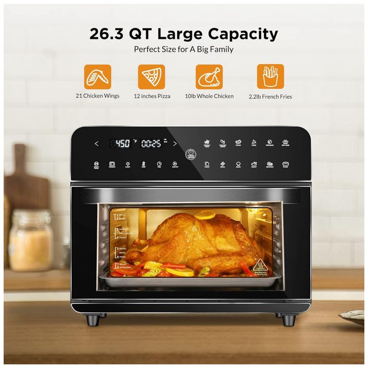 HWOIUIA-Fritadeira-Eletrica-Air-Fryer-25L-Multifuncional-com-foto-1