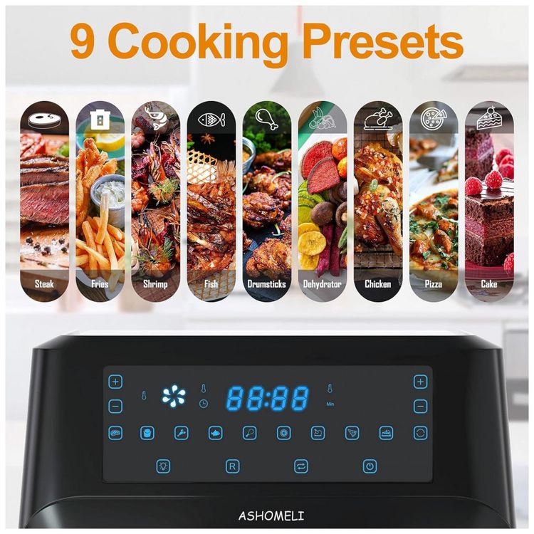 Fritadeira-Eletrica-Air-Fryer-13L-Multifuncional-com-Painel-foto-2