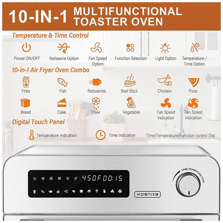Fritadeira-Eletrica-23L-Multifuncional-com-Painel-de-foto-1