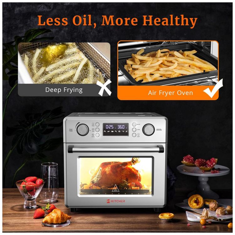 Fritadeira-Eletrica-Air-Fryer-25L-Multifuncional-com-Painel-foto-5