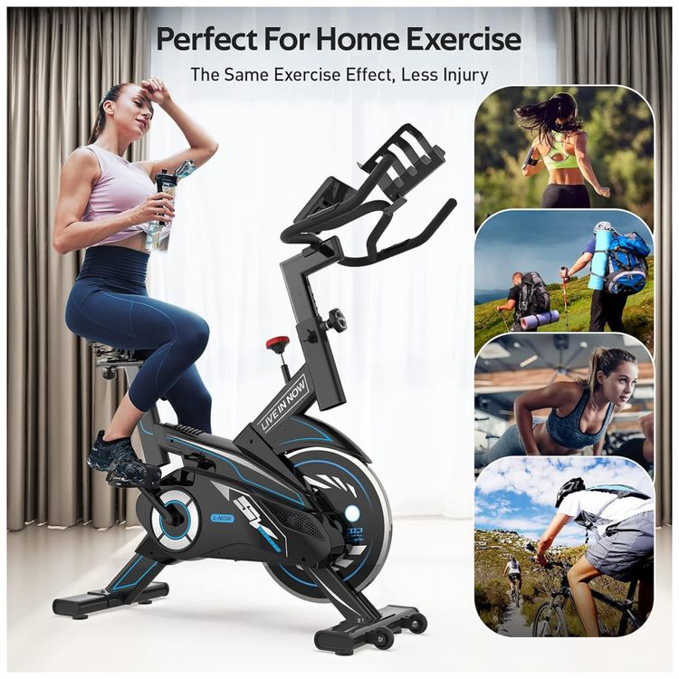 pooboo-Indoor-Cycling-Bike-Exercise-Bike-Magnetic-foto-2