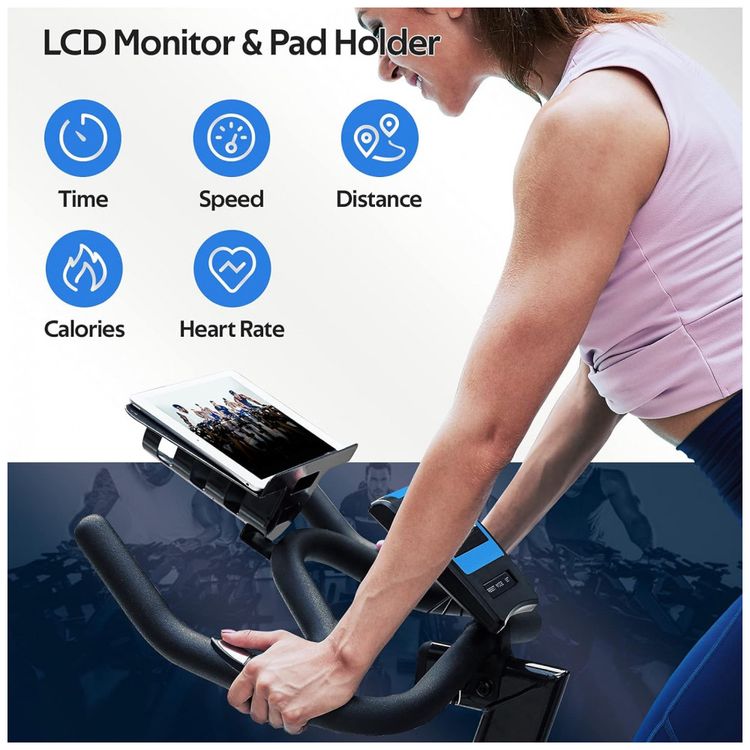 pooboo-Indoor-Cycling-Bike-Exercise-Bike-Magnetic-foto-3