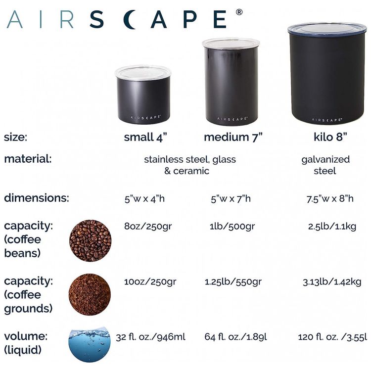 Airscape-Pote-Hermetico-para-Cafe-500g-em-Aco-Inoxidavel-foto-5