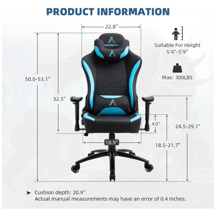 AJS-Cadeira-de-Escritorio-Gamer-Giratoria-Reclinavel-e-foto-3