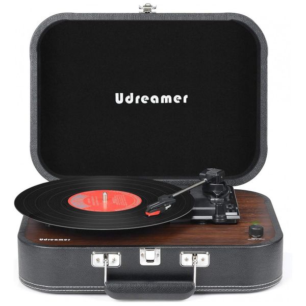 Udreamer-Vitrola-Toca-Discos-com-Alto-Falante-Bluetooth-USB-foto-0