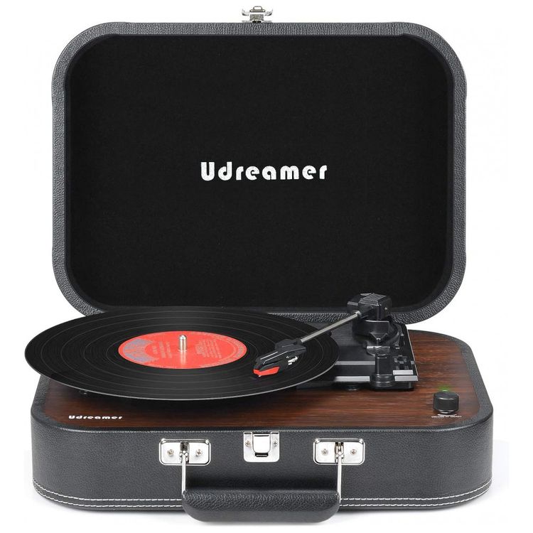 Udreamer-Vitrola-Toca-Discos-com-Alto-Falante-Bluetooth-USB-foto-0