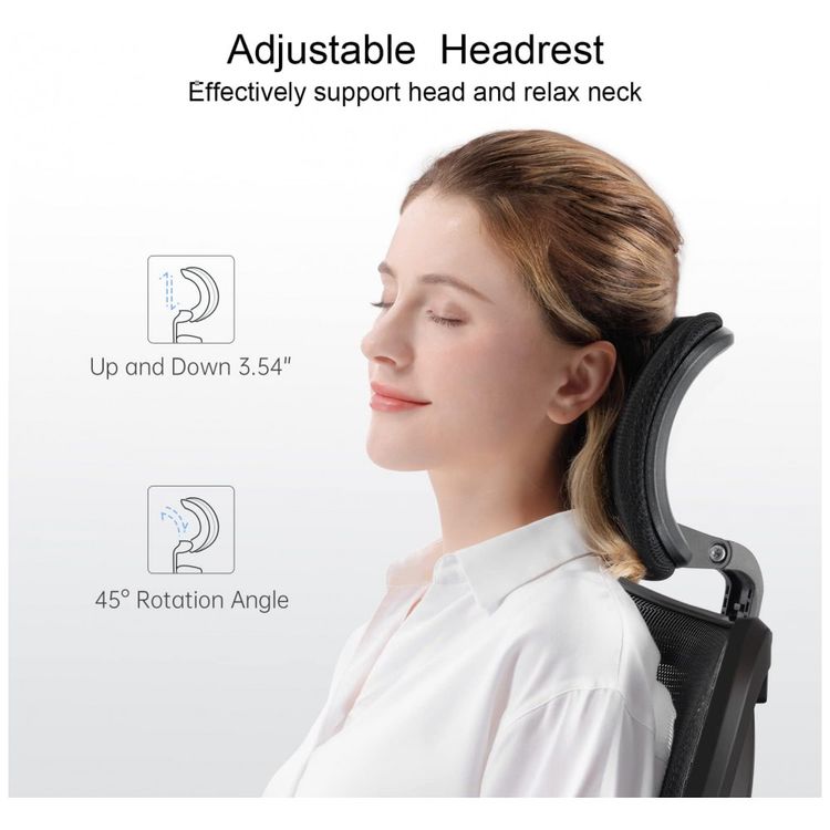 Cadeira-de-Escritorio-Ajustavel-Ergonomica-com-Apoio-de-foto-2