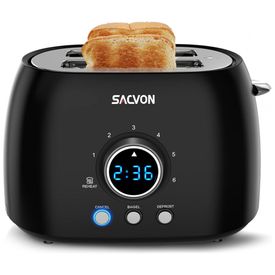 SACVON-Torradeira-Eletrica-de-2-Fatias-com-6-Niveis-de-foto-0