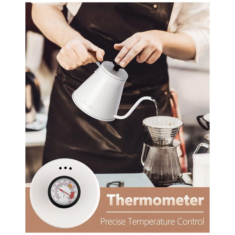 Gooseneck-Chaleira-de-Agua-1.1L-com-Termometro-e-Cabo-Anti-foto-1