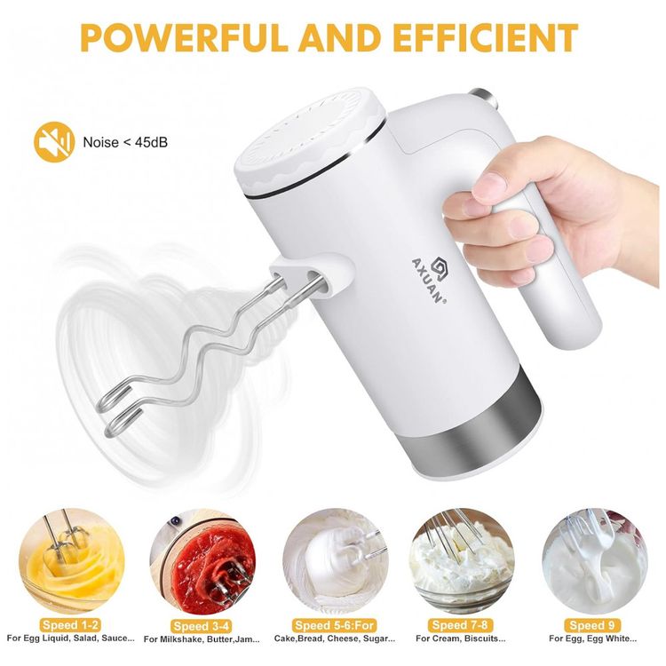 Batedeira-de-Mao-com-9-Velocidades-e-Acessorios-400W-foto-3
