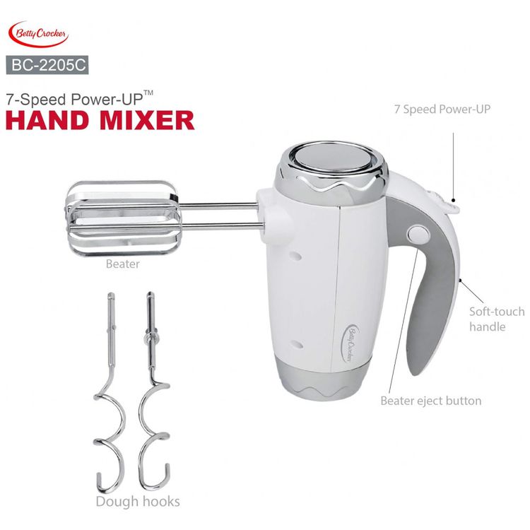 Batedeira-de-Mao-com-7-Velocidades-e-Acessorios-250W-foto-1