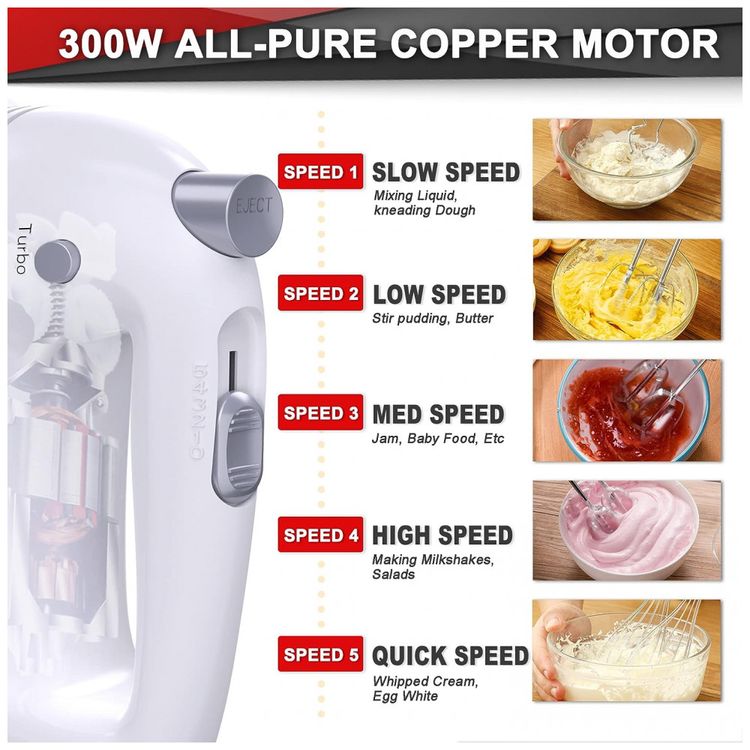 Batedeira-de-Mao-com-5-Velocidades-e-Acessorios-300W-110v-foto-5